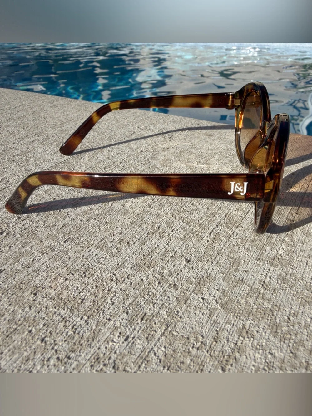 Janie and Jack Tortoiseshell Round Sunglasses - Brown/Amber